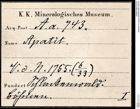 Etiketten zu Apatit (NHMW-MIN-Aa743)